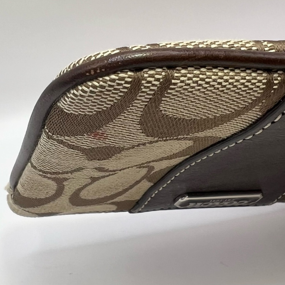 Coach Brown Signature Wristlet - Picture 5 of 11